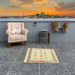 Vintage Adana Cicim Kilim 2.89x2.95 ft