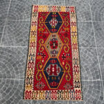 Vintage Kilim – Handwoven Turkish Rug - 3.28x6.23 ft - Image 2