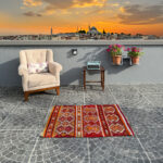 Vintage Afyon Kilim - 2.73x3.77 ft