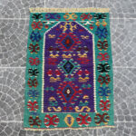 Vintage Denizli Kilim - 3.28x4.4 ft - Image 2