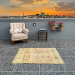 Vintage Handwoven Kilim - 3.08x4.46 ft