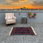 Vintage Denizli Kilim - 2.89x4.00 ft