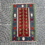 Vintage Handwoven Turkish Kilim - 2.62x4.07ft - Image 2