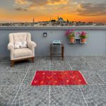 Vintage Handwoven Turkish Kilim - 1.90x3.81ft