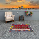 Vintage Turkish Kilim - 3.28x4.33ft