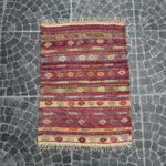 Vintage Turkish Kilim - 2.62x3.54 ft - Image 2