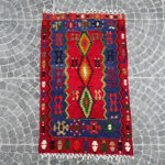 Vintage Kilim Rug - 2.72x4.36 ft - Image 2