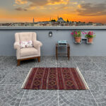 Vintage Kilim Rug - 3.02x4.20 ft