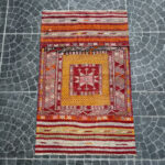 Vintage Turkish Kilim - 2.92x4.53 ft - Image 2