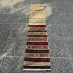Vintage Mersin Kilim - 2.2x9.42 ft - Image 2