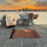 Vintage Kilim Rug - 2.79x4.00 ft