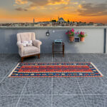 Vintage Kilim Rug -  2.72x7.78 ft