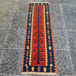 Vintage Kilim Rug -  2.72x7.78 ft - Image 2