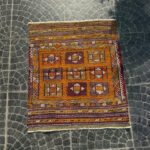 Vintage Kilim Rug - 3.35x3.81 ft - Image 2