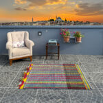 Vintage Kilim Rug - 3.41x4.76 ft