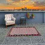 Vintage Kilim Rug - 3.64x5.91 ft