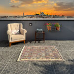 Vintage Kilim Rug - 3.48x4.33 ft