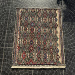 Vintage Kilim Rug - 3.48x4.33 ft - Image 2