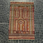 Vintage Kilim Rug – 2.62x3.94 ft - Image 2