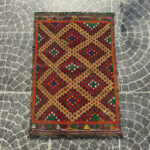 Vintage Kilim Rug – 2.62x3.81 ft - Image 2
