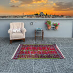 Vintage Kilim Rug – 3.38x5.41 ft