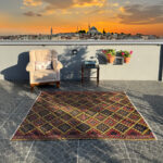 Vintage Kilim Rug – 5.15x6.40 ft