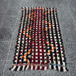 Vintage Adana Kilim Turkish Wool & Mohair Rug 5.02x8.2 ft - Image 2