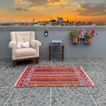 Vintage Turkish Rug Cicim Kilim from Selendi Manisa 3.11x4.52ft