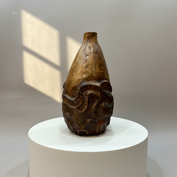 Handmade ceramic vase 19x32 inch Cappadocia Feng Shui earth element decor